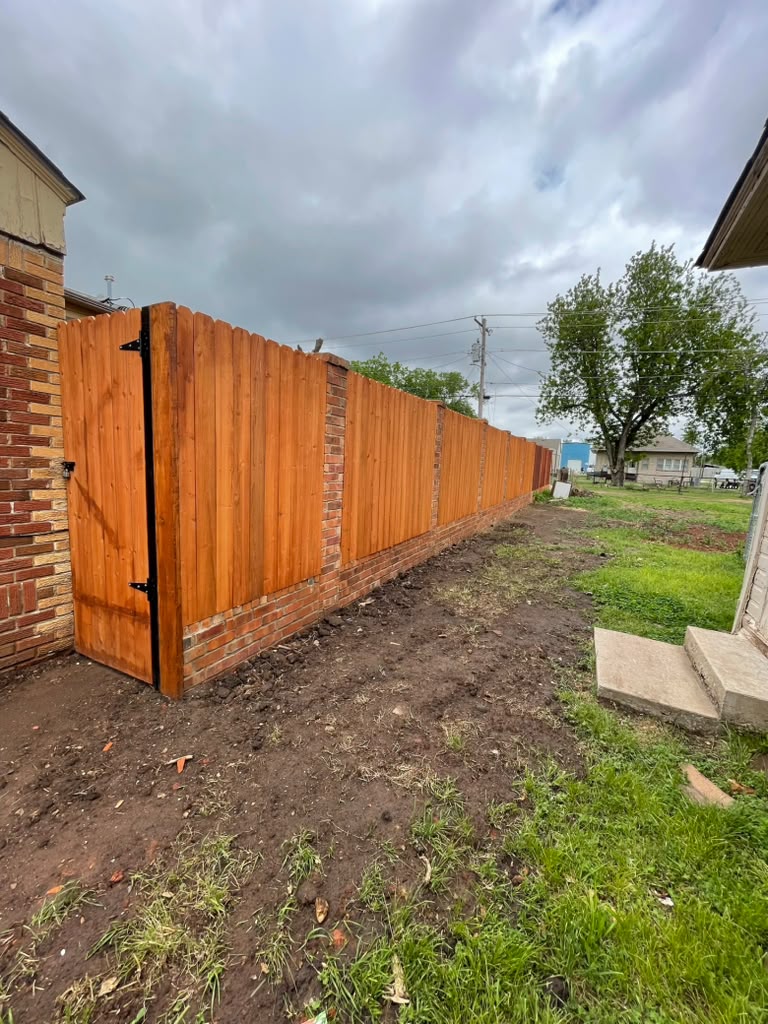 Fence work completed by Boots Tree and Fence